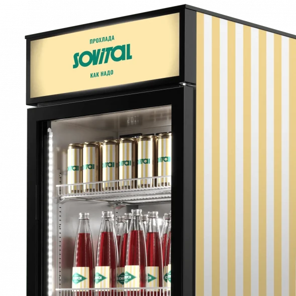 Шкаф холодильный для напитков Sovital EAZY 370 FD